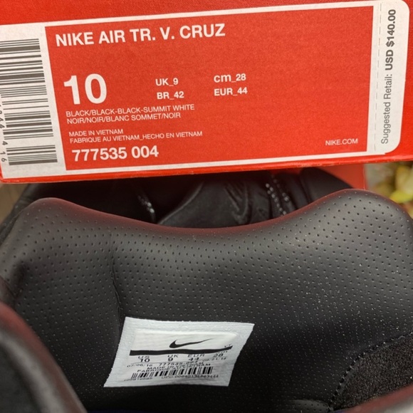 Nike Air Tr.V.Cruz Men’s Shoes black/black-black - Picture 7 of 8